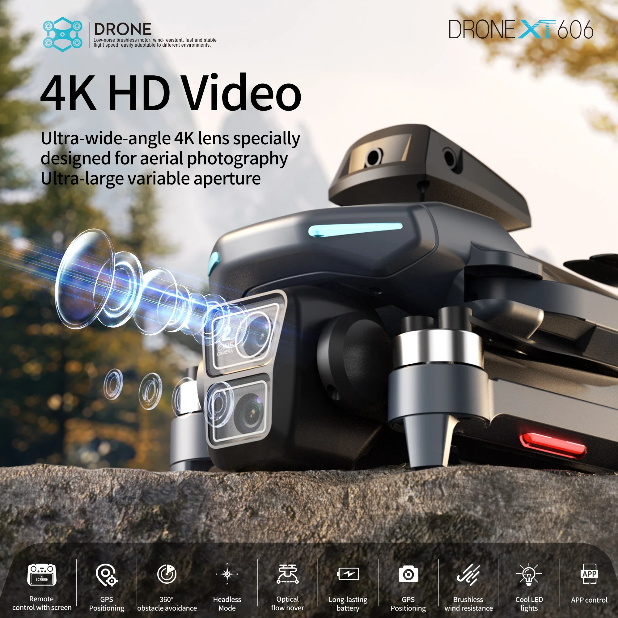 Lenovo XT606 MAX GPS Drone 4k  - Drone Surveying review and price