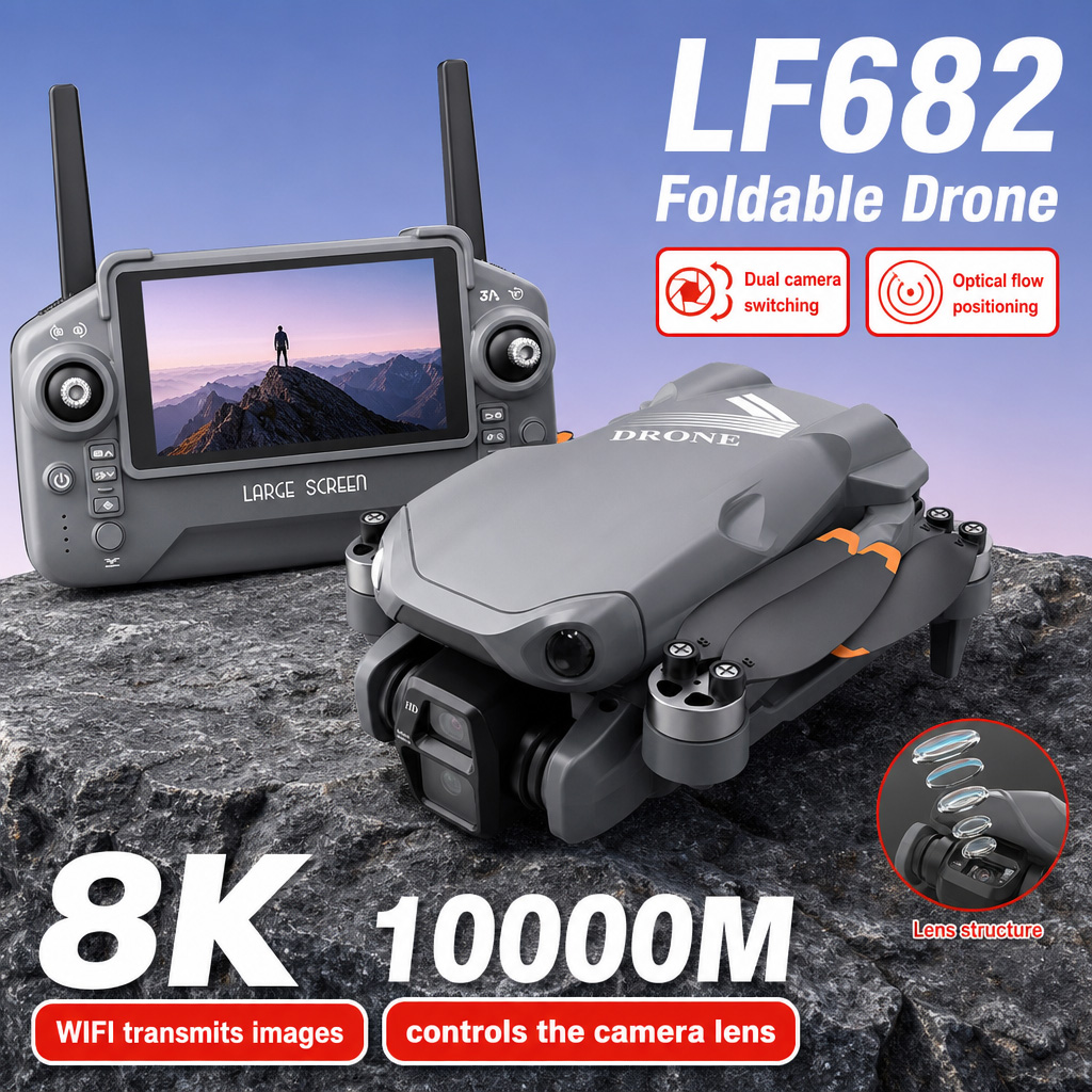 Aerial Photo LF682 Drone 8K HD - Drone Photogrammetry review and price